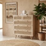 PRITI Rattan Wood Sideboard (Solid Mango wood ) - Image 2