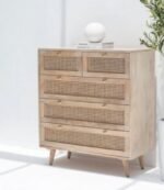 PRITI Rattan Wood Sideboard (Solid Mango wood ) - Image 6