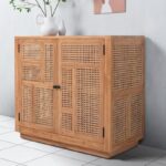 PRITI Small Sideboard in Cane 2 Doors