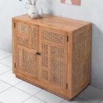 PRITI Small Sideboard in Cane 2 Doors