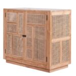 PRITI Small Sideboard in Cane 2 Doors