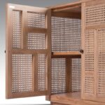 PRITI Small Sideboard in Cane 2 Doors