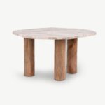 PRITI Coffee Table Marble & Wood