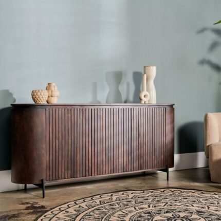 PRITI Sideboard Dark Brown 180 cm