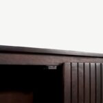 PRITI TV Unit Dark Brown Wood 210 cm