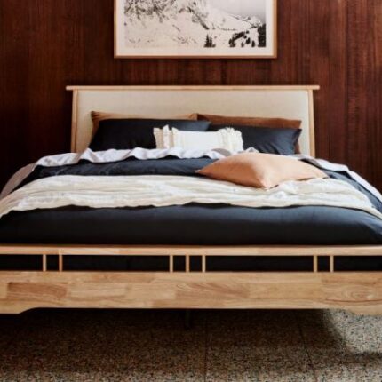 PRITI Queen Hardwood Bed Frame