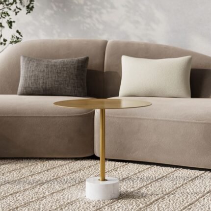 PRITI Steel Coffee Table Brass