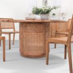 PRITI Round Cane Table