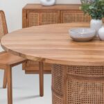 PRITI Round Cane Table