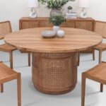 PRITI Round Cane Table