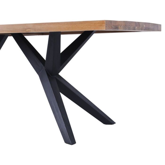 PRITI 200cm Recycled Wood and Metal Table with Tango legs