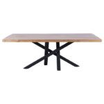 PRITI 200cm Recycled Wood and Metal Table with Mikado Legs