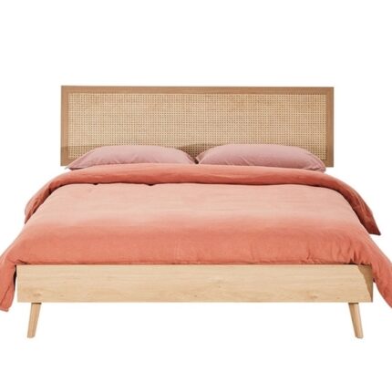 PRITI Cane King Bed
