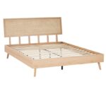 PRITI Cane King Bed