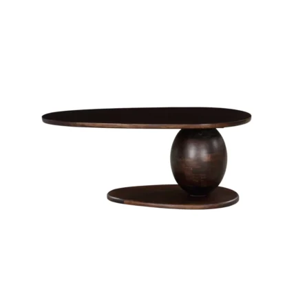 PRITI Walnut Finish Coffee Table