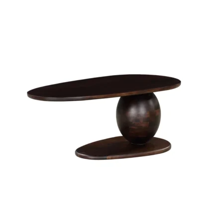 PRITI Walnut Finish Coffee Table