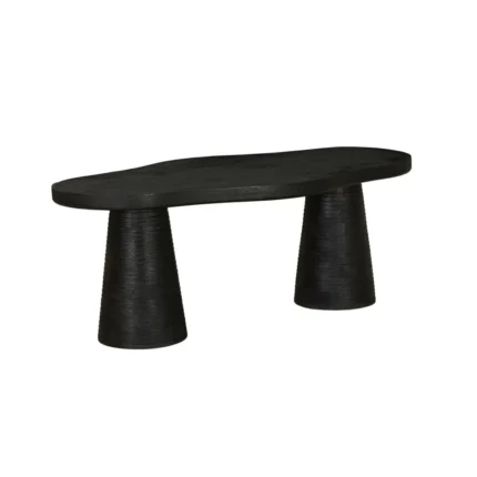 PRITI Black Finish Coffee Table
