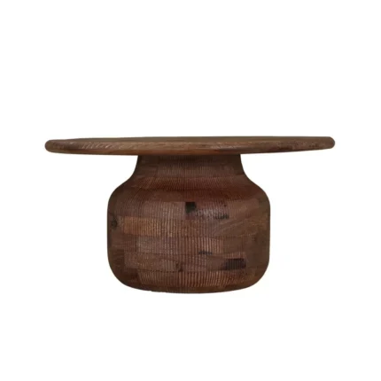 PRITI Walnut Finish Coffee Table