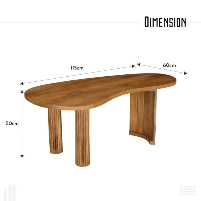 PRITI Dark finish Coffee Table