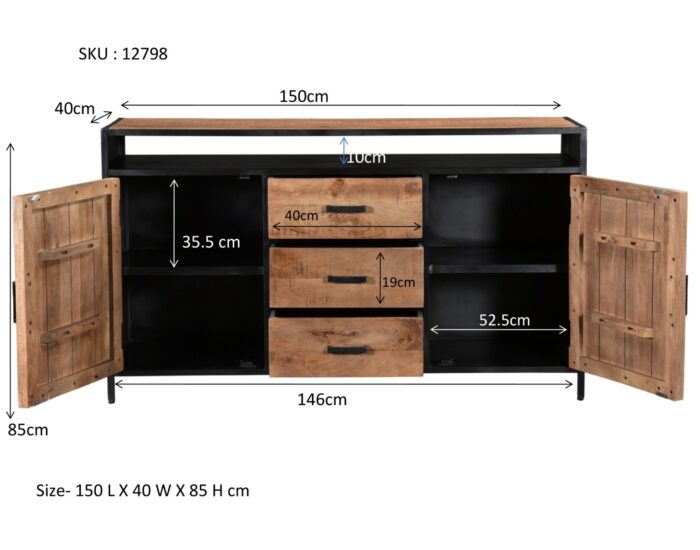 PRITI Sideboard 150 cm