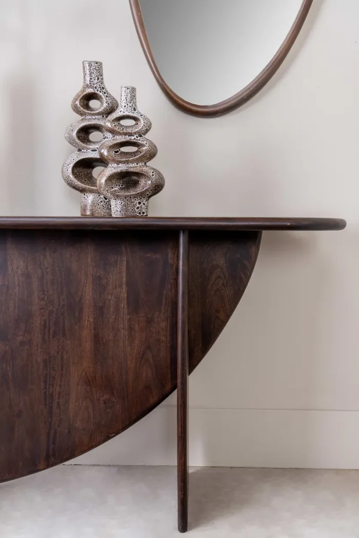 PRITI SIDE TABLE WALNUT
