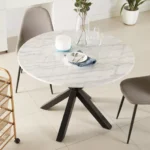 PRITI 4-Seater Marble Top Dining Table