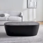 PRITI Metal Top Coffee Table