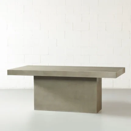 PRITI Grey Concrete Dining Table