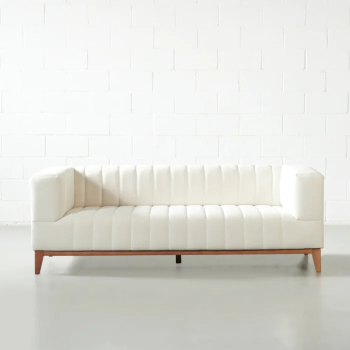 PRITI Cream Fabric Sofa