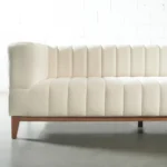 PRITI Cream Fabric Sofa