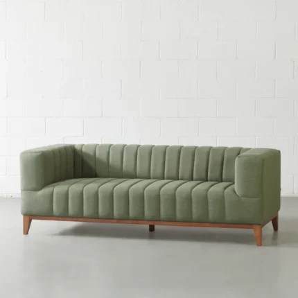 PRITI Green Fabric Sofa