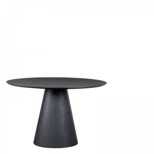 PRITI DINING TABLE ROUND BLACK W120/D120/H76