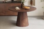 PRITI Dining Table Brown 130 cm