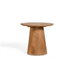 PRITI Side table Light brown Ø50cm