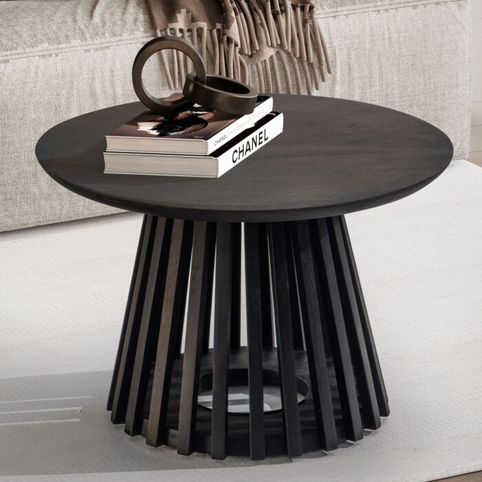 PRITI Coffee Table Black 60 cm