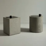 PRITI Concrete Cylinder | Round Side Table