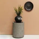 PRITI Concrete Cylinder | Round Side Table