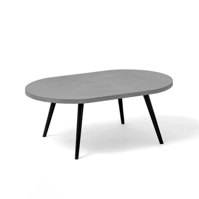 PRITI Curved Mono Coffee Table | Tea Table for Living Room