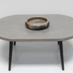 PRITI Curved Mono Coffee Table | Tea Table for Living Room