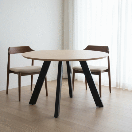 Brown Solid Wood Dining Table With smooth finish – PRITI