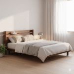 PRITI Wooden Title Bed