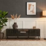 PRITI Wooden TV Cabinet 165 cm (Solid Wood) - Image 3