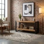 PRITI TV Cabinet 120 cm (Solid Wood )