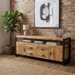 PRITI TV Cabinet 190 cm (Solid Wood) - Image 3
