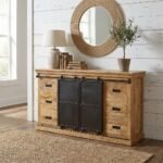 PRITI Dresser Sideboard 160 cm with Double Door (Mango wood )
