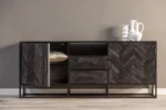 PRITI Dresser Sideboard 180 cm Black