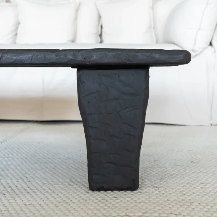 PRITI Black Wood Coffee Table