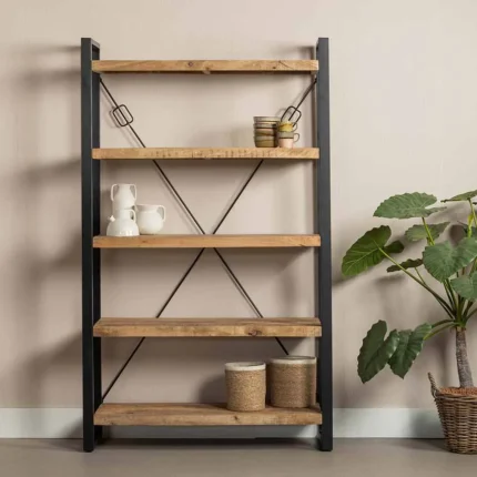 PRITI Wooden Bookcase 120 cm