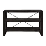 PRITI Wooden Bookcase 120 cm Black