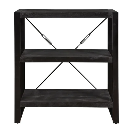 PRITI Wooden Bookcase 90 cm Black